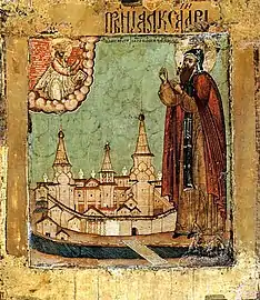 Venerable Alexander of Oshevensk, founder of Oshevensk Monastery, Arkhangelsk.