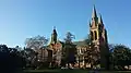 St Peter's Cathedral from the Creswell Gardens, due south