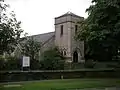 St James's Church from Leamington Road