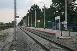 Train station in Suchy Bór