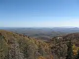 View overlooking Gragg, NC from the Stack Rock Creek Bridge on the Blue Ridge Parkway (mile marker 304.5)