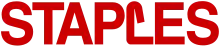 Staples logo until 2019.