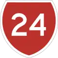 State Highway 24 shield}}