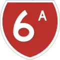 State Highway 6A marker