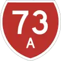 State Highway 73A marker