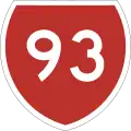 State Highway 93 marker