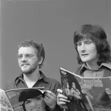 Joe Egan (right) and Gerry Rafferty(left) in 1973