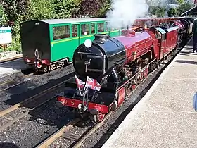 No. 5 Hercules leaving Hythe