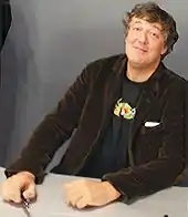 Stephen Fry, actor, author and comedian.