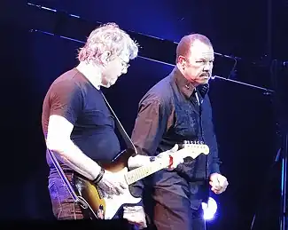 Charles (right) with Steve Miller at the Royal Albert Hall