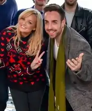 Ritchie with  Emma Bunton in 2014