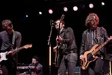 The Stills performing in Toronto, Ontario. From left to right: Dave Hamelin, Liam O'Neil, Tim Fletcher and Olivier Corbeil.