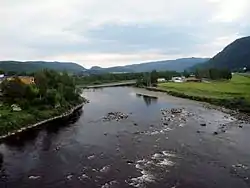 Stjørdalselva river in Hegra