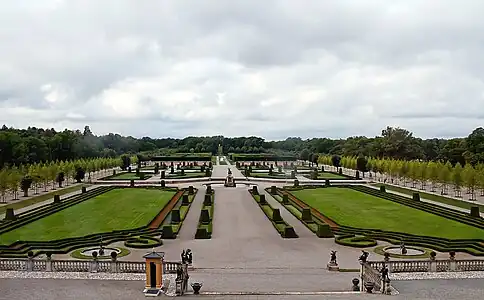 The Baroque garden at Drottningholm Palace in 2011