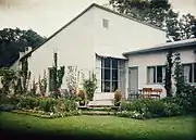 House in Stockholm, Autochrome, 1930.