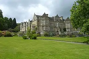 Rear view of the house from the garden