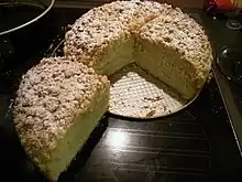 Kuchen, one of the Chilean traditional cakes introduced by German migrants