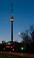 Fernsehturm Stuttgart after dark