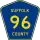 County Route 96 marker