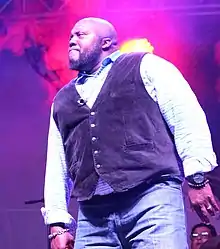 Sugaray Rayford in 2017 at theMontreal International Jazz Festival