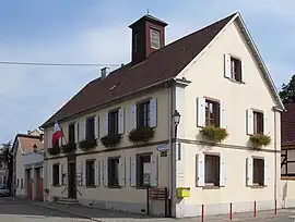 The town hall in Sundhoffen