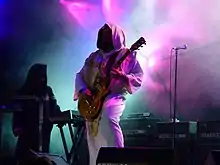 Anderson performing with Sunn O))) in 2005