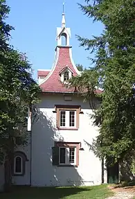 The "Spanish Tower", added in 1847, contains four bedrooms