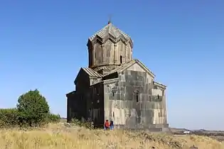 Closeup of church