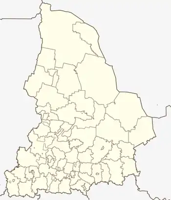 Krasnoturyinsk is located in Sverdlovsk Oblast