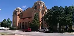 Municipal building north of the Nolan County Courthouse.