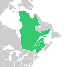 Symphyotrichum anticostense native distribution: Canada — New Brunswick and Québec; US — Maine.