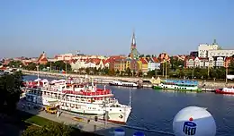 View of the Cathedral, Old Town and Ducal Castle