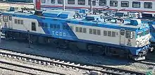 TCDD E43 012 with its original livery at Haydarpaşa yard.