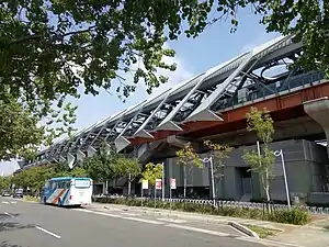 Wuquan railway station platform