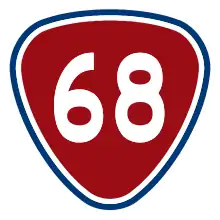 Provincial Highway 68 shield}}