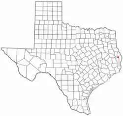 Location of Browndell, Texas