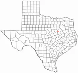 Location of Hubbard, Texas