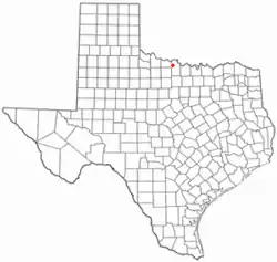 Location of Jolly, Texas