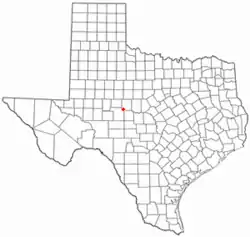 Location of Miles, Texas