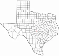 Location of Sunrise Beach Village, Texas