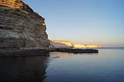 The coastline to the east of Cape Tarkhankut