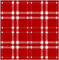 Diagram C, the tartan. The combining of the warp and weft.