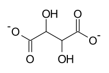 Tartrate structural formula