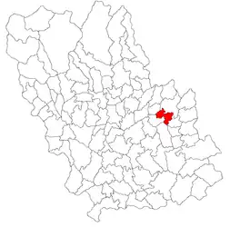 Location in Prahova County