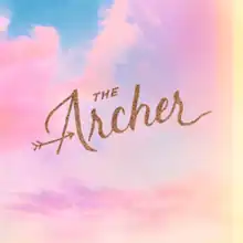 Cover artwork of "The Archer": a photograph of pink-hued clouds and blue sky with the title "The Archer" printed in the center