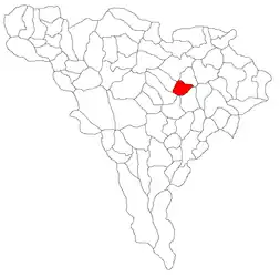 Location in Alba County