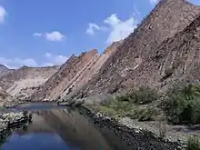 Tekezé gorge, a few km downstream from the reservoir