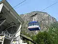 Cable car station in Buisson