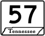 State Route 57 marker