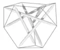 Tensegrity Tetrahedron, Francesco della Salla, 1952